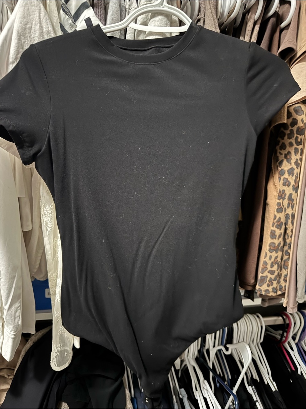 Everyday Black Short Sleeve Bodysuit
